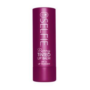 NWT SELFIE Berry Tinted Lip Balm SPF 15